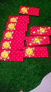 Silk Clutch Pouch Indian Wedding Handbag Wedding Favor Wedding <b>Gift</b> Clutch <b>Bag</b> <b>Fabric</b> Envelope for Women - Product Image 3