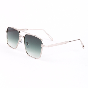 2963 New Fashion Personality Luxury Gradient Metal Square Frame Women Men Shades Designer Custom Vintage Trendy <b>Sunglasses</b> 2025 - Product Image 1
