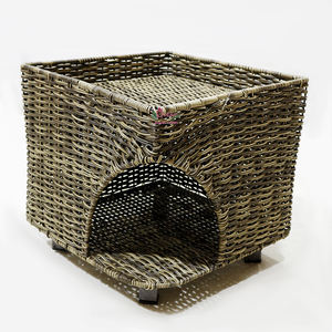 Jaula de Madera Moderna con Diseño de Animales, Ecológica e Impermeable de Artex Dong Thap, Cama Natural y Cómoda para Perros Grandes, Gatos y Otras Mascotas - Product Image 4