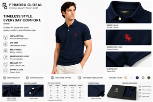 <span class=keywords><strong>Polo</strong></span> da uomo premium in cotone 100% con logo ricamato, maniche corte, colletto <span class=keywords><strong>a</strong></span> costine, tessuto traspirante e vestibilità regular. - Product Image 6
