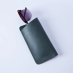 Sophisticated Classic Luxury Handmade Genuine Leather Lightweight Water Resistant <b>Glasses</b> Sleeve Minimalist Eyewear Cover Bulk - Product Image 2