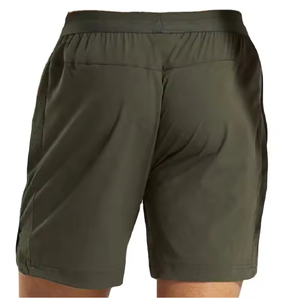 Shorts de plage décontractés pour hommes de qualité supérieure, 80 % coton, taille élastique, coupe mi-longue, cordon de serrage, imprimés - Product Image 5