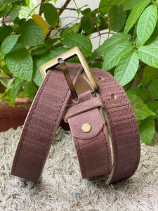 Nuevo cinturón de cuero con hebilla, cinturón informal Formal impecable de alta calidad, cinturón marrón de cuero genuino para hombre con hebilla ajustable - Product Image 4