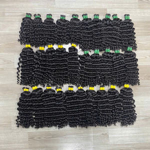 Extensions de cheveux bouclés profonds de cheveux vietnamiens crus sans emmêlement sans perte de cheveux 100% crus - Product Image 4
