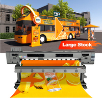 Impresora Eco-Solvente de Formato Grande de 1.8 m, Plotter Automático para Pancartas Flexibles y Plotter de Corte