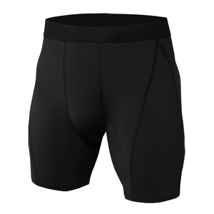 Quick Dry Workout Fitness Elastic Tights Waist Solid Athletic Men's Training <b>Compression</b> <b>Shorts</b> Low Price <b>Compression</b> <b>Shorts</b> - Product Image 5