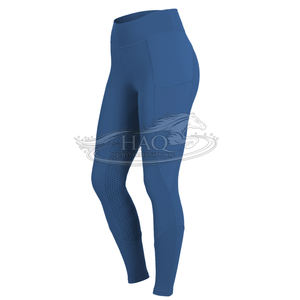 Pantalons d'équitation personnalisés avec logo, leggings d'équitation, vêtements d'entraînement avancé pour femmes - Product Image 1