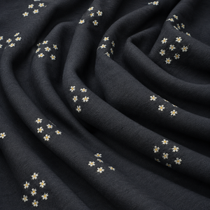 Tela Vaquera Bordada Personalizada con Estampado Africano para Abaya, Kaftan, Prendas de Vestir y Moda OEM - Product Image 5