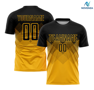 ชุดฟุตบอลแขนสั้นออกแบบส่วนตัว พิมพ์ลายแบบ Sublimation ทั้งตัว ชุดทีม - Product Image 2