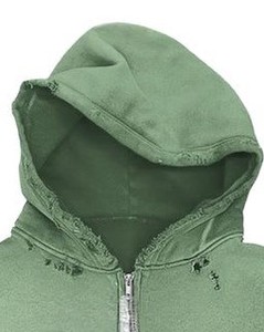 Sudadera con Capucha de Invierno para Hombre, Estilo Brillante con Pedrería, 100% Algodón, Venta al por Mayor, Color Personalizado, Cómoda, Transpirable, con Cierre, para Uso Urbano - Product Image 2