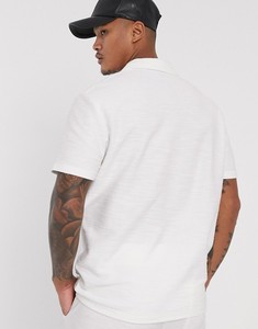 Chemise décontractée pour homme Small Malaf à manches courtes, col brodé, en maille unie, Spandex/Polyester 180g, lavable en machine - Product Image 2
