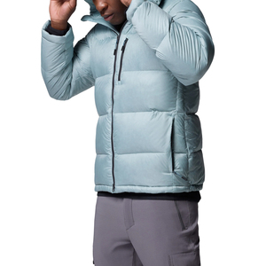 Customized <b>Top</b> Quality <b>Men's</b> Outdoor Wear Puffer Jacket Winter Padded Plain Color Zipper up Puffer Jackets For Sale - Product Image 3