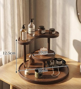 Stylish <b>Wooden</b> Display Organizer Suitable For Jewelry Perfume Makeup And Tabletop Storage Decoration Handcrafted From India - Product Image 6