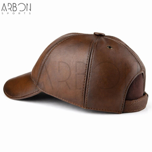 Casquettes de baseball en cuir véritable 100% de haute qualité, résistantes à l'eau, durables, tendance, nouvelle arrivée, haute performance - Product Image 2