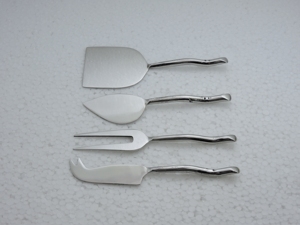 Stainless Steel <b>Cheese</b> Utensil <b>Set</b> 4 Piece Spatulas Serving Tools Kitchen Cutlery Dishwasher Safe - Product Image 4