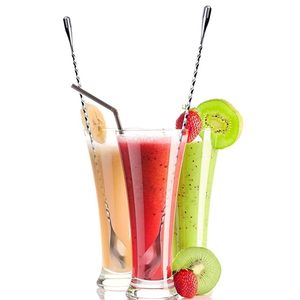 Cuillère à bar en acier inoxydable, outil de mélange moderne, réutilisable, écologique, fait main, durable, 120 mm, pour cocktails - Product Image 2