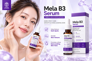 WINKS COSMED Mela B3 Sérum 10ml Exfoliation Triple Acide Anti-Rides Soin Taches Brunes Niacinamide Acide Hyaluronique Vitamine E Visage - Product Image 6