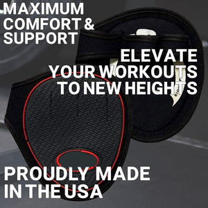 Poignées en caoutchouc naturel PVC extra résistantes, noires, durables, pour la musculation, l'haltérophilie, protection complète Geo - Product Image 2