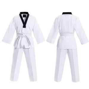 Uniformes de Taekwondo con Logotipo Personalizado a Precio de Mayoreo, Ropa de Artes Marciales Mixtas (MMA), Karate, Judo, Kickboxing, Trajes Deportivos de Algodón, OEM - Product Image 5