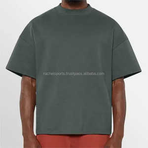 2025 grande taille hommes été T-Shirt 100% coton blanc solide col rond manches courtes décontracté conception vierge - Product Image 6