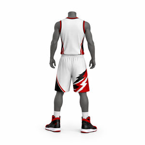 Ensemble de maillot et short de basketball de qualité supérieure avec technologie d'évacuation de l'humidité pour les matchs et l'entraînement - Product Image 2