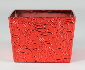 Maceta Moderna de Plástico Ligero con Diseño Arabesco Batik, Estilo Europeo, 7 Colores, para Decoración del Hogar y Mesa de Comedor - Product Image 2