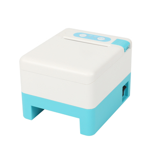 Imprimante thermique de reçus et d'étiquettes POS P20 Mini 58 mm couleur bleu ciel USB / Noir et blanc 203 DPI avec prise en charge des codes-barres en stock - Product Image 3