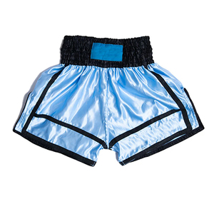 Wholesale Customizable Muay Thai Training Shorts for Men Adults-<b>100</b>% Silk/<b>Polyester</b> Heat-Transfer Printed Breathable - Product Image 3