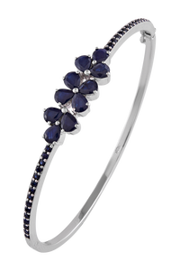 กำไลข้อมือไพลินสีน้ำเงิน เงินแท้ 92.5 รุ่น KLSB-20371 - Product Image 2