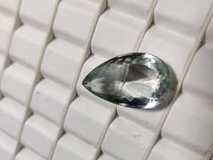 Piedra preciosa suelta de amatista verde natural de alta calidad, piedra de cuarzo verde facetada para la fabricación de joyas, cristal curativo. - Product Image 4