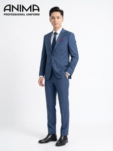 Costume d'affaires pour homme ANIMA VietinBank, respirant, de qualité supérieure, anti-rides, professionnel, pour le bureau - Product Image 2