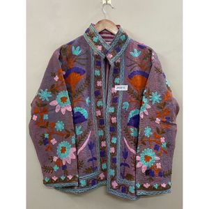 Wholesale Handmade Suzani Embroidery Kantha <b>Jacket</b> Women Short Suzani <b>Jacket</b> Free Size one-of-kind <b>Jackets</b> Gift for Her - Product Image 2