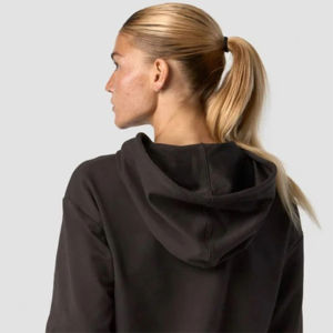 Sudadera Unisex Oversize de Algodón Grueso French Terry con Logo Personalizado Bordado, Top Corto con Capucha Estampado para Otoño/Invierno - Product Image 6