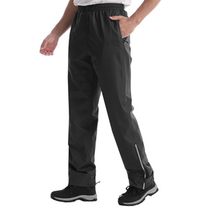Pantalon coupe-vent décontracté, imprimé sur mesure, fermeture éclair, léger, résistant à l'eau, softshell, pantalon de sport d'extérieur - Product Image 2