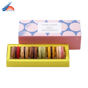 Boîte d'emballage de macaron personnalisée | Boîte rigide élégante pour produits de boulangerie - Product Image 1