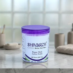 Hisopos de Algodón SHIVARCH 100% Desechables, 100 Unidades, Multiusos para Limpieza, Uso Médico, Bebés, Belleza, Cosméticos y Hospitalario - Product Image 2