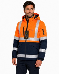 Chaqueta de Seguridad de Alta Visibilidad con Nuevo Diseño y Múltiples Bolsillos, Fabricada en Fábrica, Logotipo Personalizado Impreso, Chaquetas de Seguridad para la Construcción, Servicio OEM - Product Image 1