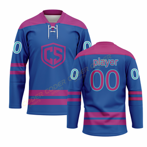 Custom Ice Hockey Team Uniform <b>Set</b> With Logo And Number For Training And Match Professional Ice Hockey Uniforms Manufacturer - Product Image 6