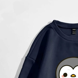 เสื้อสเวตเชิ้ตผ้าฝ้าย 100% เนื้อนุ่ม น้ำหนักเบา ทนทาน ระบายอากาศได้ดี เป็นมิตรกับสิ่งแวดล้อม ออกแบบมาเพื่อความสบายในชีวิตประจำวันและสไตล์ลำลอง - Product Image 6
