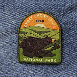 Nouvelle conception tendance : Patchs thermocollants brodés de fleurs pour vêtements, style voyage, pour sacs DIY - Product Image 6