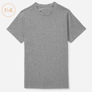 Vente en gros de t-shirts à col rond pour hommes, logo premium 100% coton vierge, taille américaine Oem, t-shirts unis de haute qualité, teints en fil, courts - Product Image 5