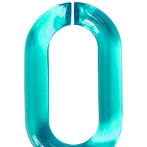 Cadenas de resina personalizables de gran tamaño y colores claros, disponibles en varios colores. - Product Image 1