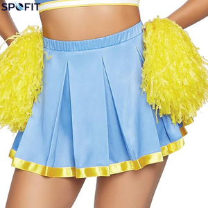 Tenues d'entraînement de cheerleading personnalisées pour jeunes et adultes, impression par sublimation, transfert thermique, 100% polyester, uniformes de cheerleading - Product Image 4