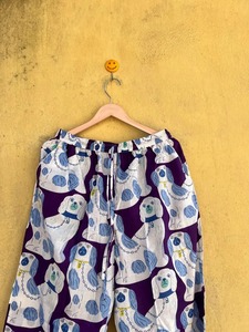 Conjunto de Pijama de Algodón Estilo Bohemio, Manga Larga, Suave, Tejido, Informal, con Cuello Camisero para Mujer - Product Image 5