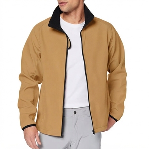 Chaqueta Casual de Lona para Hombre, Primavera Otoño, Cortavientos, Cuello Alto, Diseño a Cuadros, Venta al Por Mayor, Logotipo Personalizado, Fabricante OEM ODM - Product Image 3
