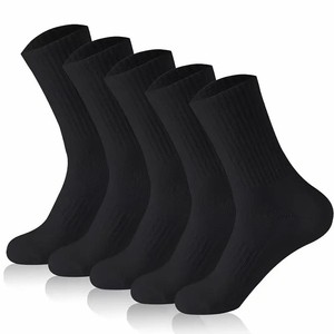<b>Women</b> Men Striped Crew <b>Socks</b> Breathable Spandex Athletic Sports Pack Soft Knitted Mid Calf Casual Everyday CLASS 4 <b>Compression</b> - Product Image 1