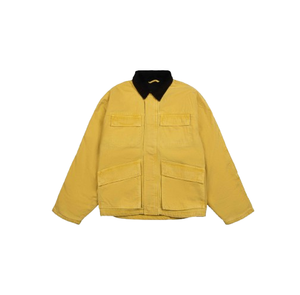 Veste de travail en toile vintage pour homme, style streetwear, en coton biologique, pour l'hiver, décontractée, avec fermeture éclair, type charpentier, Detroit, mécanicien, camionneur - Product Image 1