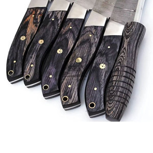 Juego de Cuchillos de Chef Damasco Hechos a Mano de Alta Calidad con Mangos de Madera, 67 Capas, Resistentes, Nuevo Estilo, Venta al Por Mayor del Mejor Material - Product Image 6