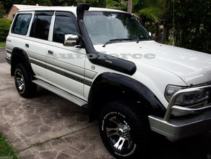 แผ่นบังแดดหน้าต่างรถยนต์ HIC วัสดุ PMMA สำหรับ TOYOTA Land Cruiser 80series ปี 92-97  100% ตรงรุ่น - Product Image 1