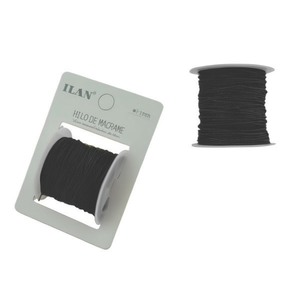Corda per Macramè ILAN 1mm Nera 100M Circa per Lavori Artigianali - Product Image 2